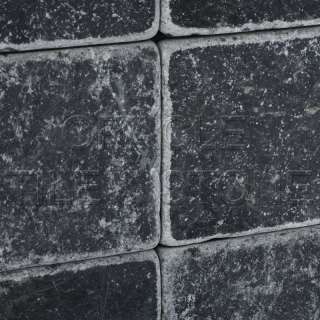 Taurus Black Marble 4 X 4 Tumbled Field Tile  