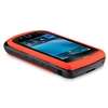   Black Silicone Hybrid Case+LCD for BlackBerry Torch 9800 9810  