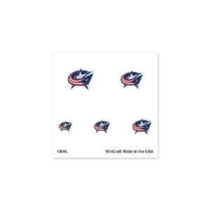 NHL Columbus Blue Jackets Fingernail Tattoo Sheet:  Sports 