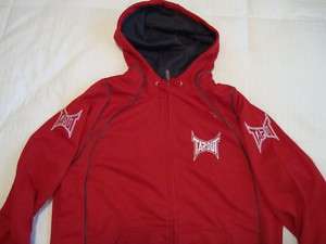 TAPOUT Logo Hoodie Sweatshirt Med Sangre Red >> NWT  