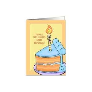  Tasty Cake Humorous 99th Birthday Card Card Toys & Games