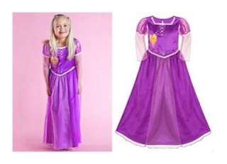 Disney Store Tangled Princess Rapunzel Nightgown Night Gown & Plush 