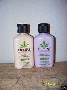   HEMPZ SUPRE TAN VANILLA PLUM & CITRUS BLOSSOM MOISTURIZER TRAVEL SIZE