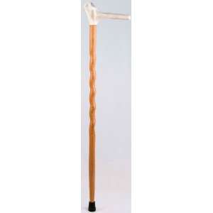  Brazos Walking cane with elk antler handle and lace wood 
