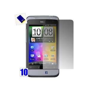   Protector (10 Pack) & MicroFibre Cloth For HTC Salsa: Electronics
