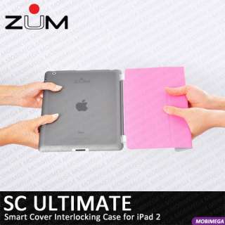 ZUM SC ULTIMATE Smart Cover Locking Case iPad 2 Smoke  