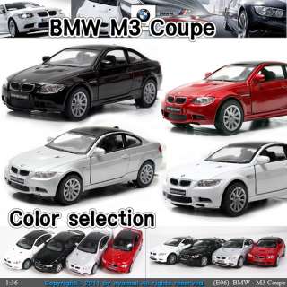 BMW M3 Coupe 1:36, 5 Color selection Diecast Mini Cars Toys Kinsmart 