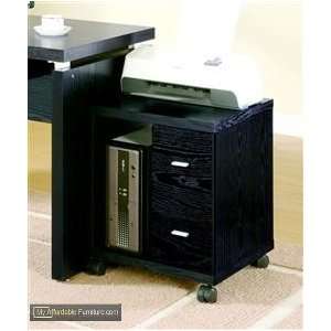  Black Home Office Mobile File Cabinet by Coaster Furniture 