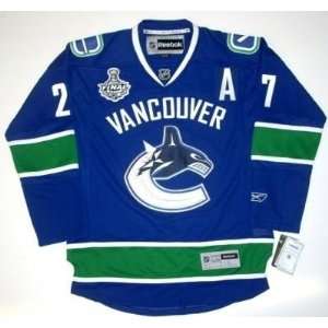  Manny Malhotra Vancouver Canucks 2011 Cup Jersey   Small 