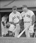 JIMMY FOXX AND BOBBY DOERR HALL OF FAME GREATS RED SOX 