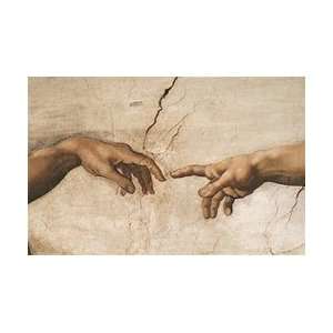  Creazione di Adamo (Creation of Adam) Hands Poster