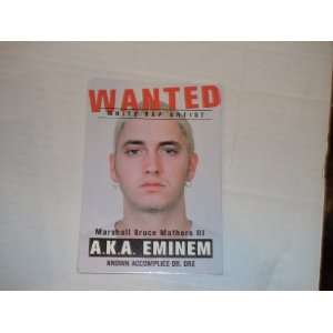  Vintage Collectible Postcard : Eminem: Everything Else
