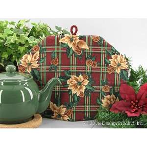  Tea Cozy   Poinsettia PlaidLarge