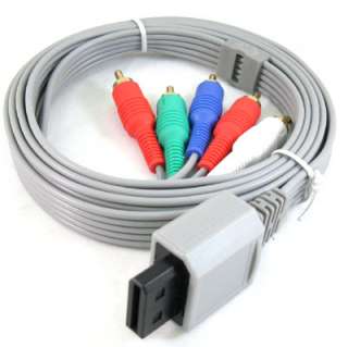 Component HDTV AV Audio Video 5RCA Adapter Cable for Nintendo Wii NEW 