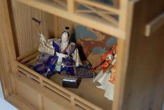 Japanese Samurai Geisha DIORAMA hina takeda Ningyo Doll  