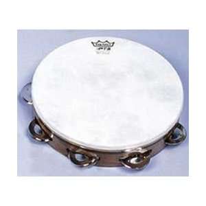  Remo Fixed Head Tambourines White 6 Musical Instruments