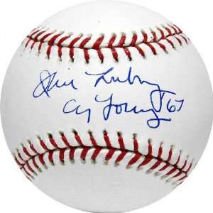  Jim Lonborg Autographed Baseball with Cy Young 67 