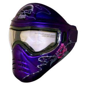Save Phace Tagged Paintball Face Mask Damiana Purple M4  