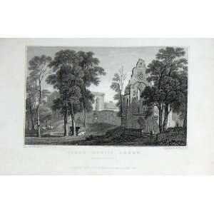  Wales View Valle Crucis Abbey Denbighshire 1830 Print 