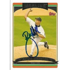  Houston Astros Brian Moehler Signed 2006 Topps Card 