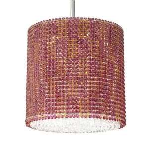   Taupe Strass Geometrix  Matrix Crystal Eight Light Down Lighting Tal