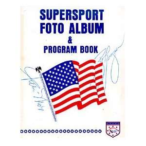   Mays / Bob Seagren Autographed / Signed Program Book 