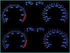 VW Golf 4, Bora plasma glow gauges dials 220 KMH