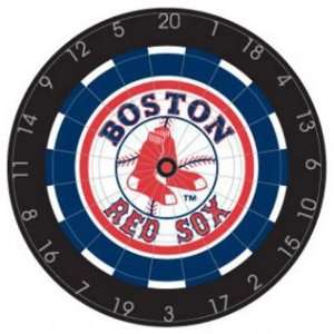  Boston Red Sox MLB Bristle Dart Board: Sports & Outdoors
