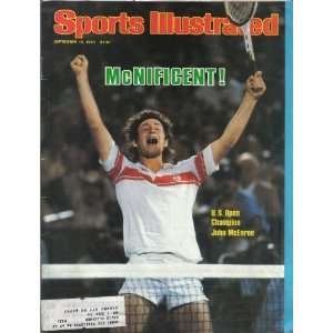 John McEnroe Unsigned Sports Illustrated Magazine   September 15, 1980 