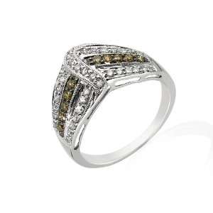  18ct White Gold 0.50ct Diamond Ring Size 7 Jewelry