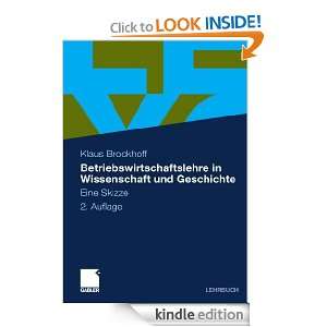   Skizze (German Edition) Klaus Brockhoff  Kindle Store
