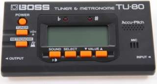 Boss TU 80 (Chromatic Tuner & Metronome)  