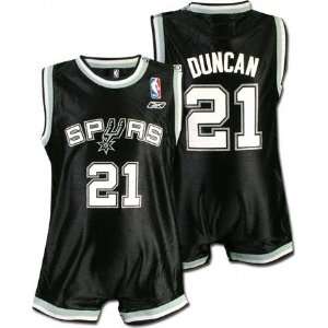  Tim Duncan Reebok NBA Replica San Antonio Spurs Infant 