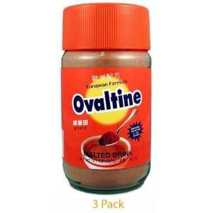 Ovaltine European Formula Malted Drink 14.1 Oz   400g Bottle   3 Pack