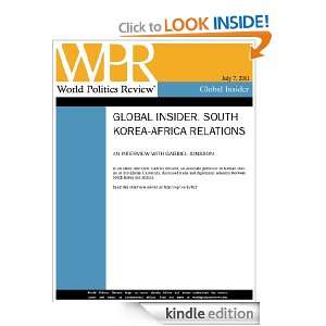 Interview: South Korea Africa Relations (World Politics Review Global 