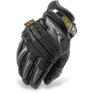 Black M Pact 2 Mechanics Gloves With Double Layer Synthetic Leather 