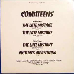  Comateens  The Late Mistake PROMO LP Music