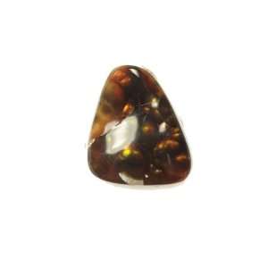  17x13mm Fire Agate Cabochon: Arts, Crafts & Sewing