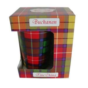  PLAID BUCHANAN LATTE TEA MUG W/BOX