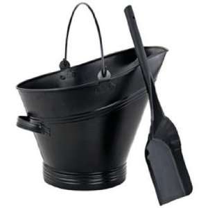  Traditional Black Coal Hod with Scoop