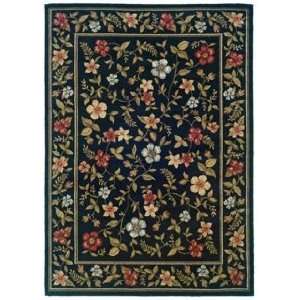  Bexley Collection Merrifield Navy 5x73 Area Rug: Home 