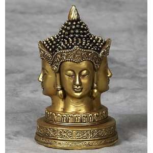  Four Headed Budha Decoration: Home & Kitchen