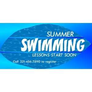    3x6 Vinyl Banner   Swimming Lesson Registration: Everything Else