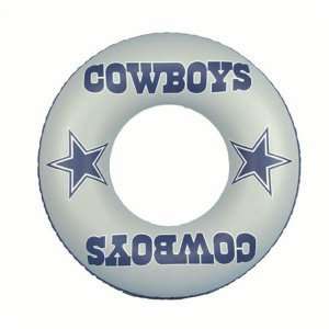   NFL Dallas Cowboys Inflatable Swimming Pool Inner Tube: Home & Kitchen