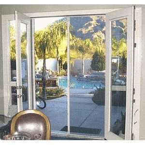  CRL Off White 98 Retractable Screen Door Kit by CR 