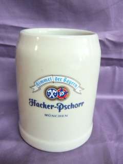 Vintage HACKER PSCHORR BRAU BEER STEIN CERAMIC TANKARD MUG GERMANY 