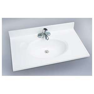  Crane Plumbing WS 2231 31 Inch by 22 Inch Cultured Marble 