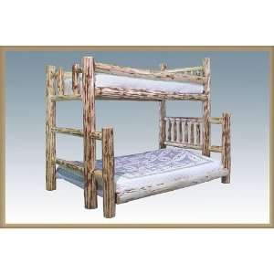   MWBBTF Twin Full Bunk Kids Bed, Ready to Finish