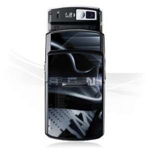  Design Skins for Samsung D800   Chrome Tunnel Design Folie 