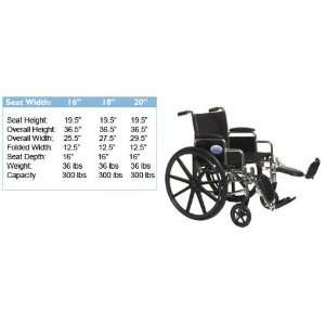  Wheelchair  Metro IC3 Plus Wheelchair 16 With Elevating 